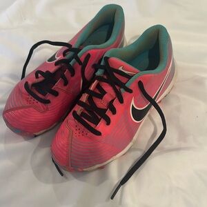 Girls Nike Hyperdiamond 3 Keystone TPU Softball Cleats Pink